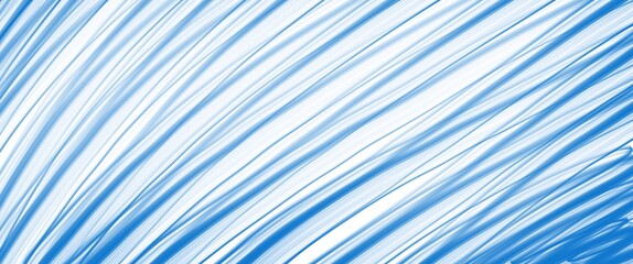An abstract background featuring a dynamic pattern of translucent, sweeping blue diagonal lines...