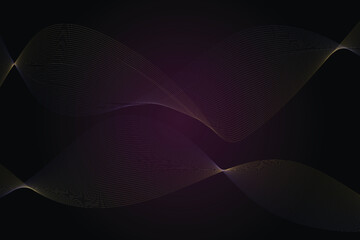 Stunning Abstract Purple Wave Background Design