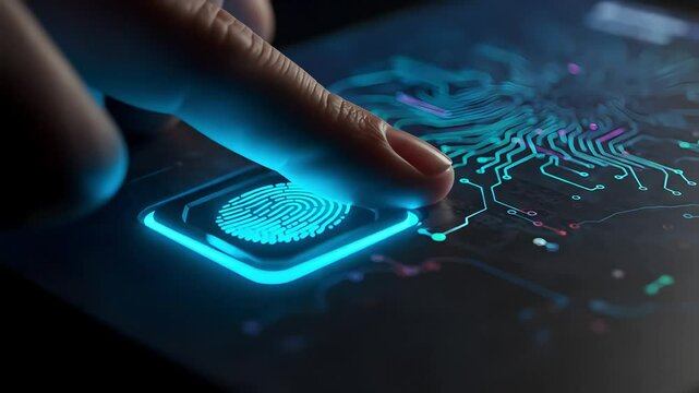 Biometric Fingerprint Access on Cloud Security Microchip with Digital Locks