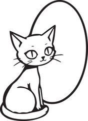  Cat vector art