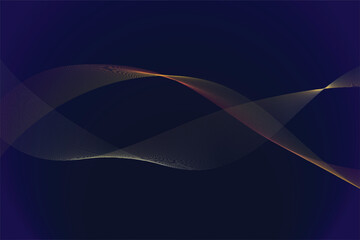 Elegant Teal and Purple Wave Abstract Background
