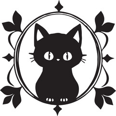  Cat vector art