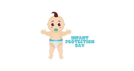 infant protection day motion video, ideal for infant protection day celebration