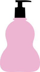Push Pump Bottle Illustration