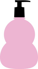 Push Pump Bottle Illustration