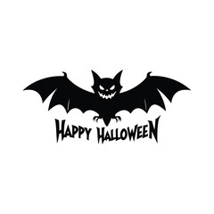 Obraz premium Bat for Halloween black color vector design isolated on white background Premium Vector 