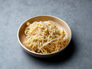 Seasoned Bean Sprouts, Korean food,