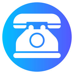 old phone gradient icon