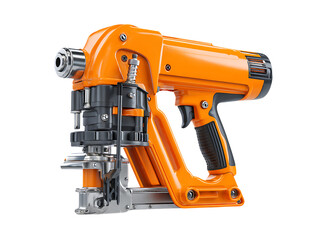 Fototapeta premium Heavy Duty Nail Gun on White Surface