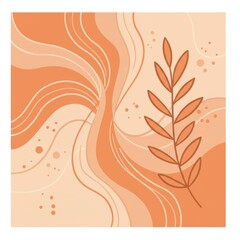 Peach and Sand Pattern