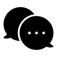dialog glyph icon