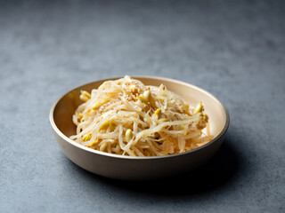 Seasoned Bean Sprouts, Korean food,