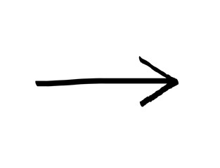 Emphasis arrow vector icon. Design doodle arrow grunge line. Vector