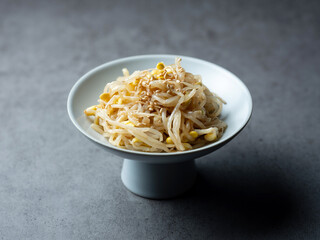 Seasoned Bean Sprouts, Korean food,