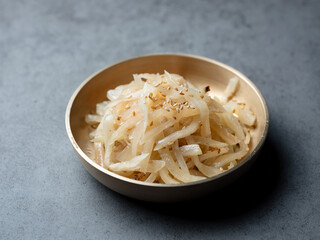 balloon flower root salad, Korean food