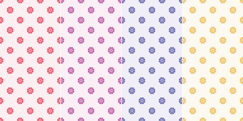 Seamless Floral Vector Illustration – Elegant Repeating Flower Pattern Design