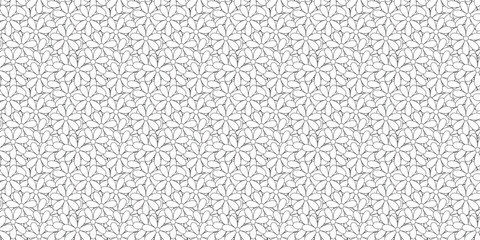 Seamless Floral Vector Illustration – Elegant Repeating Flower Pattern Design
