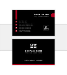 Modern Business Card - Creative and Clean Business Card Template. Abstract Business Card. vertical & horizental Layout. Luxury business card design template. Vector illustration print template.
      