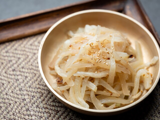 balloon flower root salad, Korean food