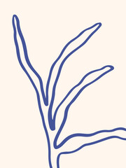 Hand drawn sea life poster