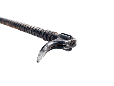 Rebar Bender Displayed Clearly on White Surface - Powered by Adobe