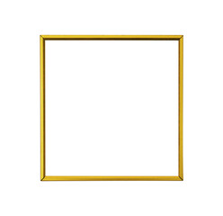 Obraz premium blank square frame mockup isolated element
