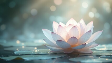 Ethereal Lotus Blossom - Tranquil Light Effects
