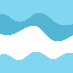 Abstract blue wave background design with dynamic curves and lines for modern business and website illustration