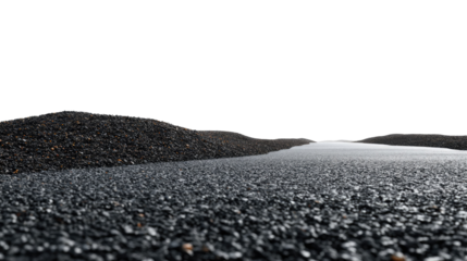 Road to Horizon: A smooth, newly paved asphalt road stretches towards the distant horizon under a vast open sky. The image evokes a sense of journey, and unlimited possibilities.