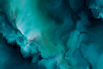 Teal Gradient Abstract Background Wallpaper