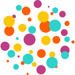 Modern Colorful Circle Graphic