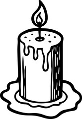 vector illustration of a chocolate cake