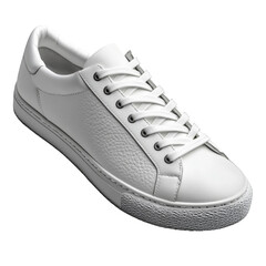 A white shoe with a white laces