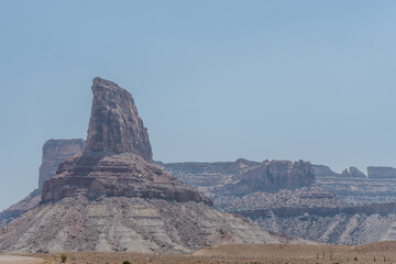 San Rafael Swell Desert Canyon Landscape from Wedge Overlook in Utah