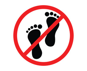 A sign that says please do not step. walk print. footprint sign. no footprints. keep off. do not step
