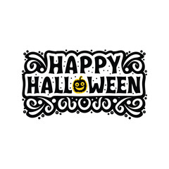 Happy Halloween Background Concept Vector Art & Graphics