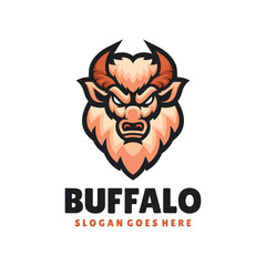 Buffalo Mascot Logo