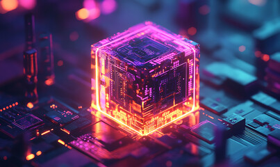 3D abstract visuals and futuristic elements isolated on black, designed for versatile commercial use across technology, minimal, sci-fi, and eco concepts