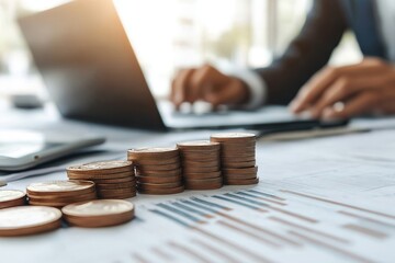 Builder engineer and supervisor consultant reviewing the job plan, with an Asian contractor and foreman checking blueprints on a laptop to monitor progress, Generative AI