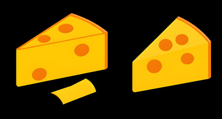 Cheese vector illustration, Cheese icon, Cheese slice, Cheese block vector, Cartoon cheese, Dairy product vector, Cheese wedge, Yellow cheese, Swiss cheese vector, Cheese with holes, Cheddar cheese il