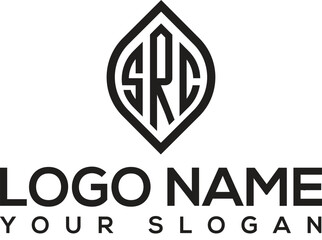 SRC company logo design