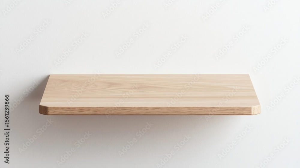 Poster light wooden shelf is hanging various a on wall, creating a perfect backdrop for showcasing white it