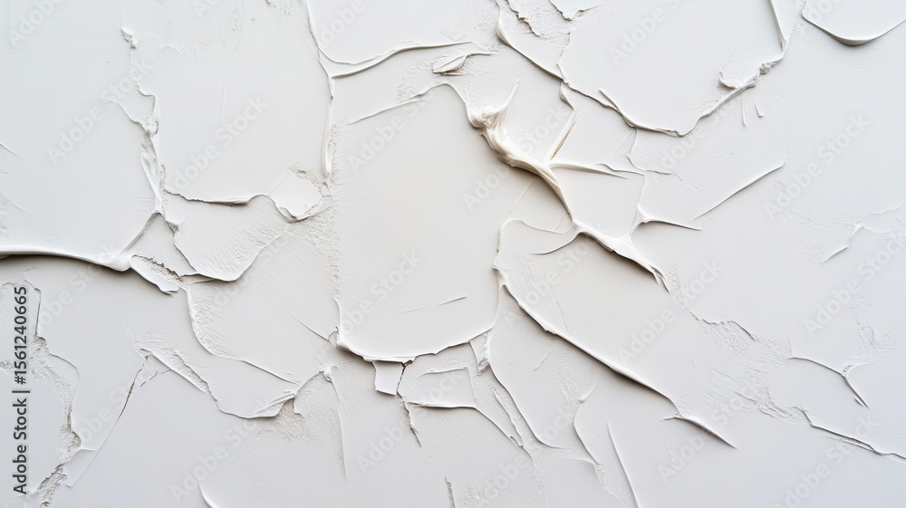 Aufkleber white abstract background displaying a rough textured plaster design, perfect for adding depth and v