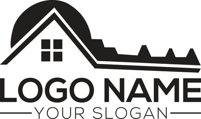 house on the Illustration graphic vector of house building logo design