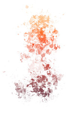 Colorful Abstract Splatter Element
