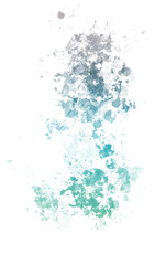 Colorful Abstract Splatter Element