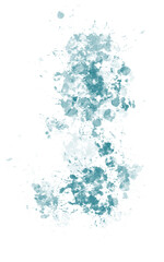 Colorful Abstract Splatter Element