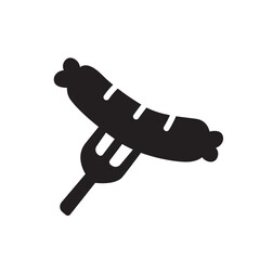 grilled sausage icon 