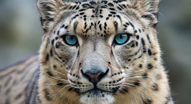 close up portrait of a leopard