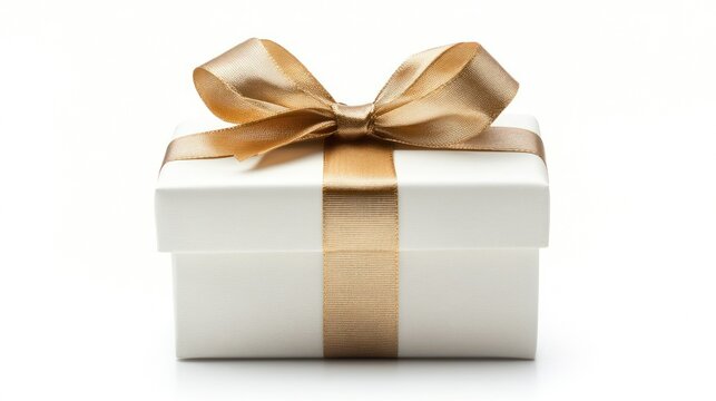 White gift box with gold ribbon (3)
